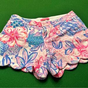 Lilly Pulitzer Pink and Blue Buttercup EUC Size 12